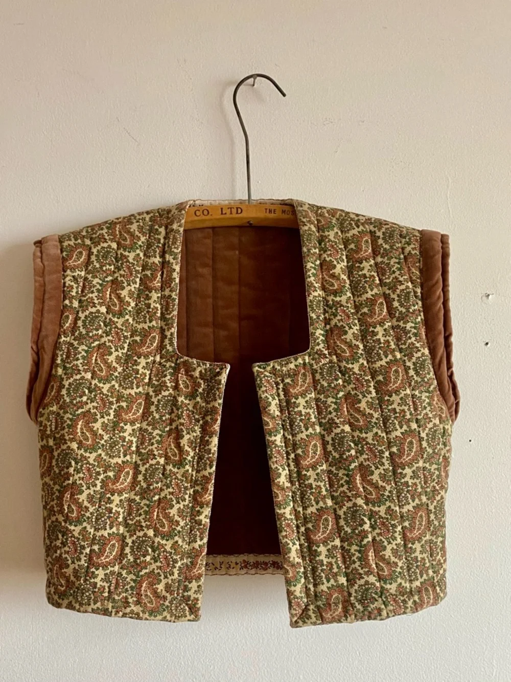 Vintage Suttles & Seawinds Skirt Vest Set Autumnal Paisley Vicki Lynn Bardon XS - Picture 11 of 16